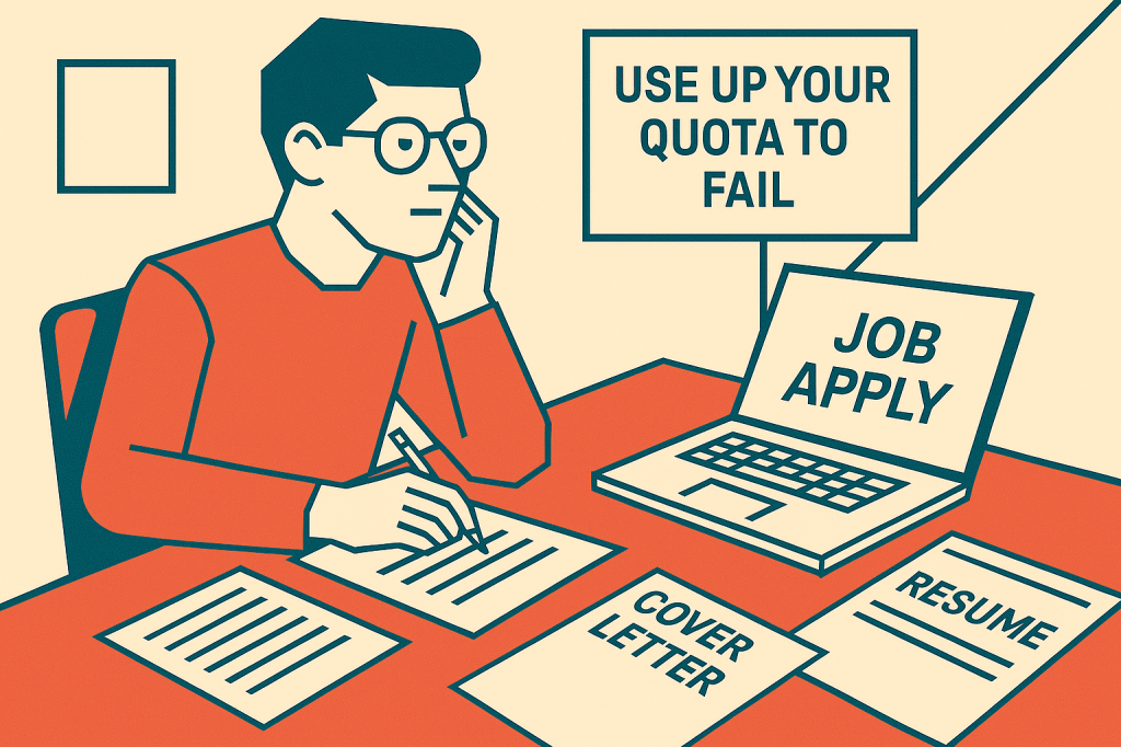 My On-going Job Hunting Experience: Use Up Your Quota to&nbsp;Fail